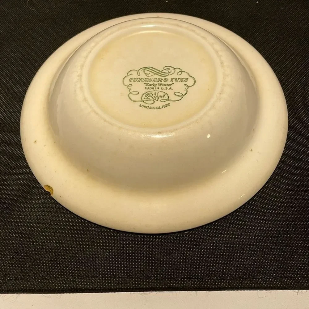 Blue and White Ceramic Bowl